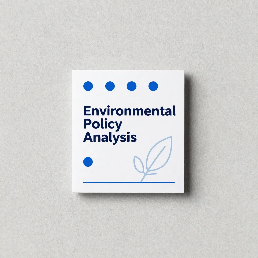 Environmental Policy Analysis Course